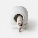 Cat litter box showing radar and weight-sensing safety