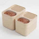 PAWZINA airtight pet food storage container with transparent lid