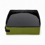 PAWZINA cat litter box prepared for camping and outdoor travel