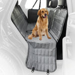 PAWZINA pet car seat cover showing side protection for vehicle travel