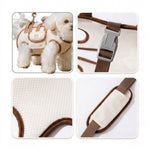 Cat handbag carrier displayed with four available size options