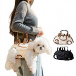 Crossbody cat carrier handbag shown for everyday pet travel