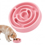 PAWZINA dog bowl displayed beside its product dimensions