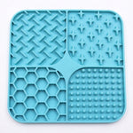 Close-up of the textured surface on the dog enrichment mat