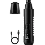 Dual LED lights positioned beside the dog nail grinder head