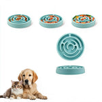 puzzle maze inside the PAWZINA dog bowl