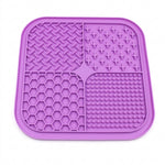 Silicone dog treat mat shown in a large 20 centimeter size