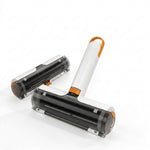 PAWZINA white and orange pet hair remover roller