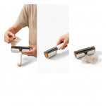Portable pet fur remover held in one hand