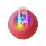 Side view of the compact PAWZINA automatic rolling pet ball