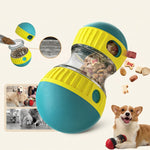 PAWZINA rolling treat ball for supervised dog enrichment