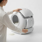 Front view of the PAWZINA automatic self-cleaning cat litter box
