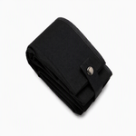 Close-up of the button closure on the PAWZINA travel litter box