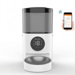 PAWZINA WiFi automatic pet feeder with stainless steel bowl