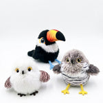 plush sparrow cat toy
